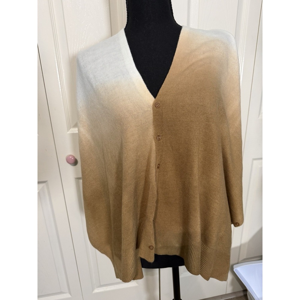 No Brand Ombré‎ Ivory Tan One Size Wrap